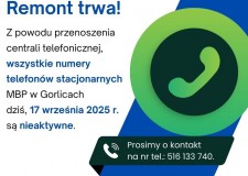 Przejdź do - Wszystkie numery telefonów stacjonarnych MBP w Gorlicach nieaktywne